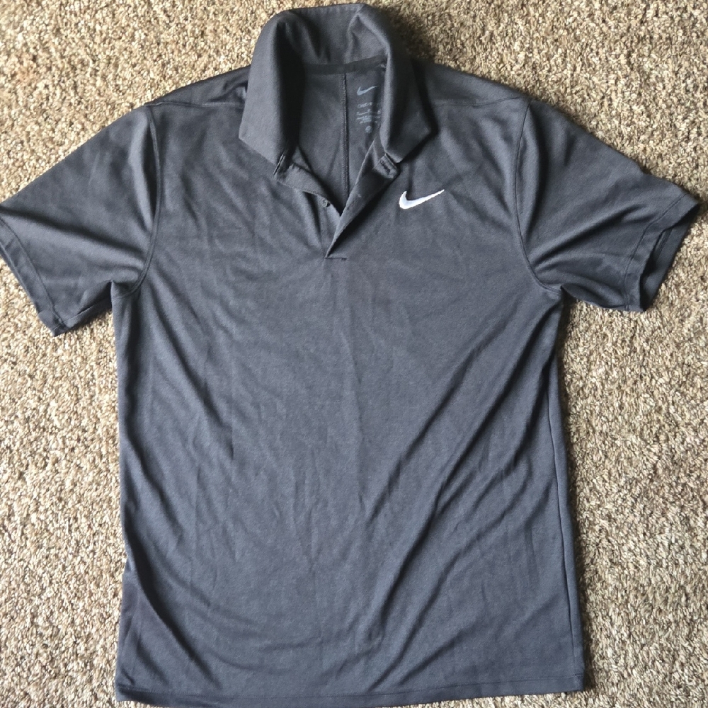 Nike Men's Charcoal Polo Shirt